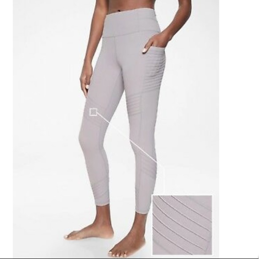 Athleta Salutation Stash Pocket Moto Tight